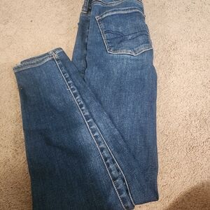 American Eagle Outfitters Dark Blue Denim Jeans